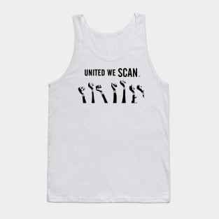 United We Scan (black) Tank Top